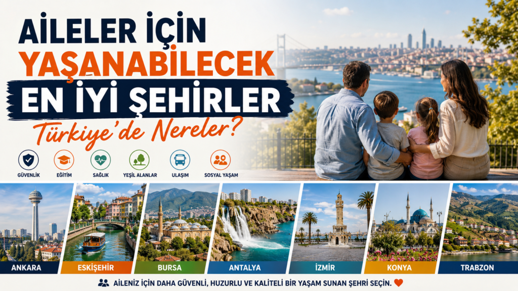 Aileler İçin Yaşanabilecek En İyi Şehirler Türkiye’de Nereler?