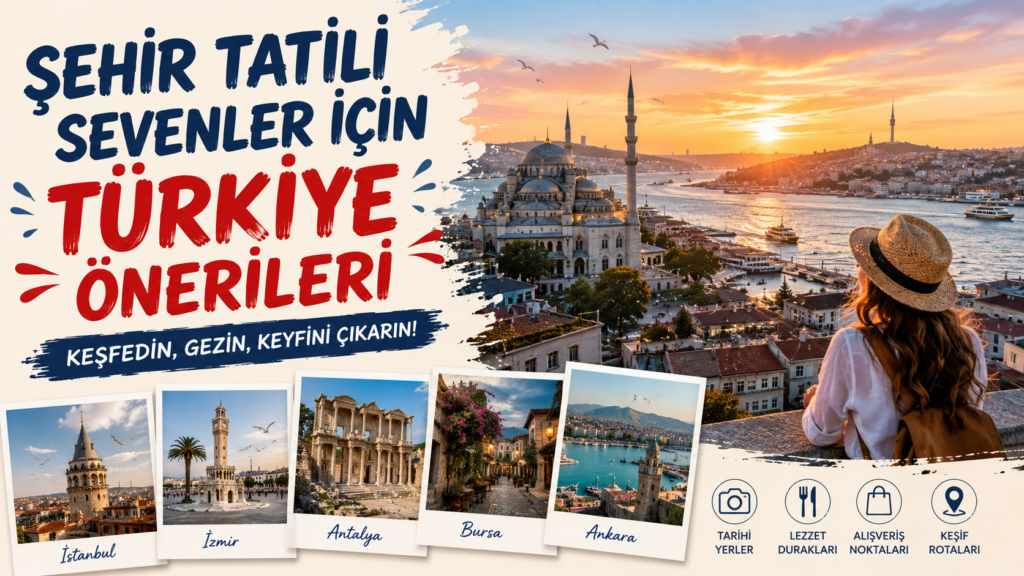 Şehir Tatili Sevenler İçin Türkiye Önerileri